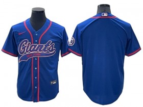 New York Giants Blank Royal Baseball Style Jersey