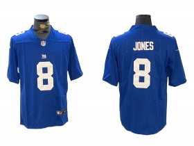 New York Giants #8 Daniel Jones Royal Vapor Limited Jersey