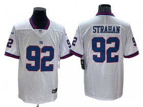 New York Giants #92 Michael Strahan White Color Rush Limited Jersey