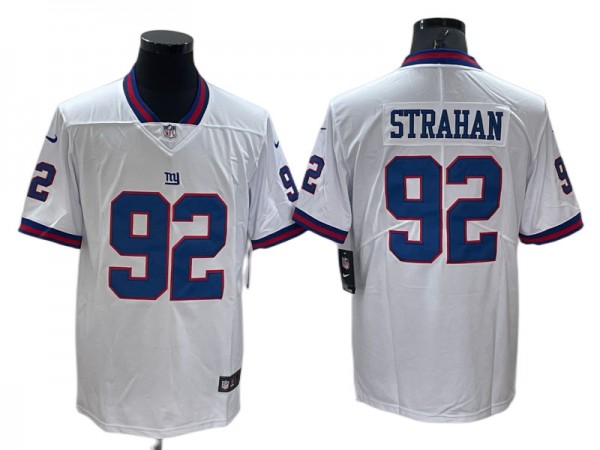 New York Giants #92 Michael Strahan White Color Rush Limited Jersey New York Giants #92 Michael Strahan White Color Rush Limited Jersey