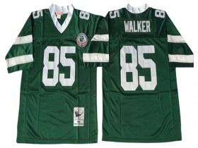 M&N New York Jets #85 Wesley Walker Green Legacy Jersey