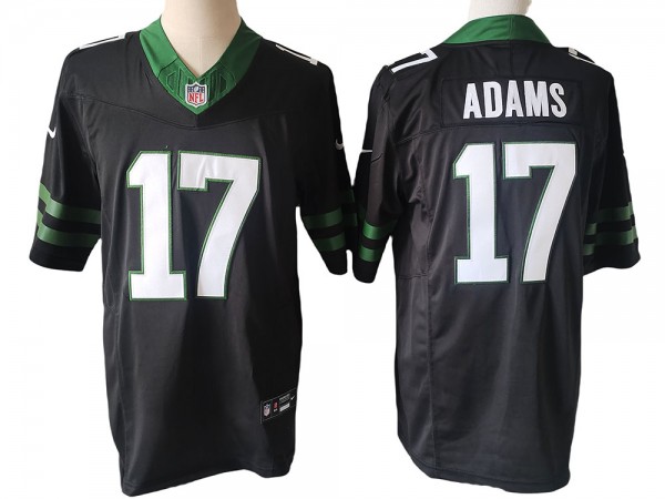 New York Jets #17 Davante Adams Black Vapor F.U.S.E. Limited Jersey New York Jets #17 Davante Adams Black Vapor F.U.S.E. Limited Jersey