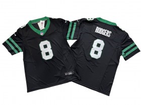 New York Jets #8 Aaron Rodgers Black Vapor F.U.S.E. Limited Jersey