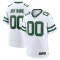 Custom New York Jets White Vapor F.U.S.E. Limited Jersey