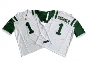 New York Jets #1 Sauce Gardner White Classic Alternate Vapor F.U.S.E. Limited Jersey