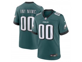 Custom Philadelphia Eagles Midnight Green Vapor Limited Jersey