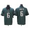 Philadelphia Eagles #6 DeVonta Smith Green Vapor Limited Jersey