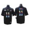 Philadelphia Eagles #11 A.J. Brown Black Rainbow Limited Jersey