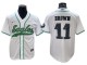 Philadelphia Eagles #11 A.J. Brown Baseball Style Jersey