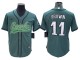 Philadelphia Eagles #11 A.J. Brown Baseball Style Jersey