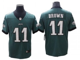 Philadelphia Eagles #11 A.J. Brown Green Vapor Limited Jersey