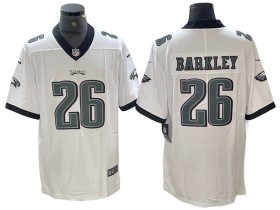 Philadelphia Eagles #26 Saquon Barkley White Vapor Limited Jersey