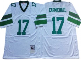 M&N Philadelphia Eagles #17 Harold Carmichael Whtie Legacy Jersey