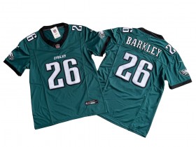 Philadelphia Eagles #26 Saquon Barkley Green Vapor F.U.S.E. Limited Jersey