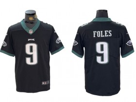 Philadelphia Eagles #9 Nick Foles Black Vapor Limited Retired Player Jersey