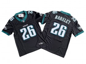 Philadelphia Eagles #26 Saquon Barkley Black Vapor F.U.S.E. Limited Jersey