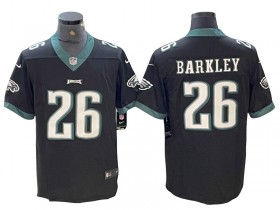 Philadelphia Eagles #26 Saquon Barkley Black Vapor Limited Jersey