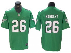 Philadelphia Eagles #26 Saquon Barkley Kelly Green Alternate Vapor F.U.S.E. Limited Jersey