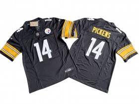 Pittsburgh Steelers #14 George Pickens Black Vapor F.U.S.E. Limited Jersey