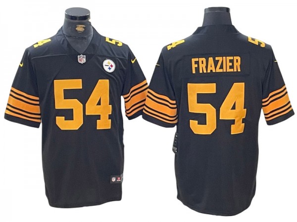 Pittsburgh Steelers #54 Zach Frazier Black Rush Limited Jersey