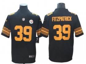 Pittsburgh Steelers #39 Minkah Fitzpatrick Black Rush Limited Jersey