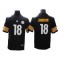 Pittsburgh Steelers #18 Diontae Johnson Black Vapor Limited Jersey