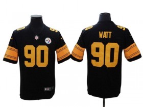 Pittsburgh Steelers #90 T.J. Watt Limited Color Rush Jersey