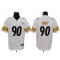 Pittsburgh Steelers #90 T.J. Watt White Vapor Limited Jersey