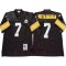 M&N Pittsburgh Steelers #7 Ben Roethlisberger Black Legacy Jersey