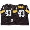 M&N Pittsburgh Steelers #43 Troy Polamalu Black Legacy Jersey