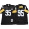M&N Pittsburgh Steelers #95 Greg Lloyd Black Legacy Jersey