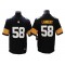 Pittsburgh Steelers #58 Jack Lambert Alternate Black Vapor Limited Jersey