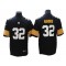 Pittsburgh Steelers #32 Franco Harris Black Alternate Vapor Limited Jersey