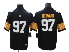 Pittsburgh Steelers #97 Cameron Heyward Alternate Black Vapor Limited Jersey