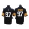 Pittsburgh Steelers #97 Cameron Heyward Alternate Black Vapor Limited Jersey