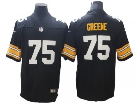 Pittsburgh Steelers #75 Joe Greene Alternate Black Retired Player Limited Jersey