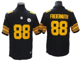 Pittsburgh Steelers #88 Pat Freiermuth Black Rush Limited Jersey