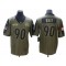 Pittsburgh Steelers #90 T.J. Watt 2021 Olive Salute To Service Limited Jersey