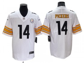 Pittsburgh Steelers #14 George Pickens White Vapor Limited Jersey