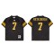 M&N Pittsburgh Steelers #7 Ben Roethlisberger Black 2008 Throwback Jersey