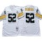 M&N Pittsburgh Steelers #52 Mike Webster White Legacy Jersey