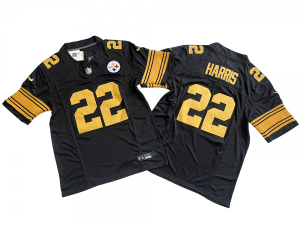 Pittsburgh Steelers #22 Najee Harris Black Rush Vapor F.U.S.E. Limited Jersey