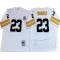 M&N Pittsburgh Steelers #23 Mike Wagner White Legacy Jersey