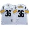 M&N Pittsburgh Steelers #36 Jerome Bettis White Legacy Jersey