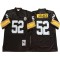 M&N Pittsburgh Steelers #52 Mike Webster Black Legacy Jersey