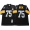 M&N Pittsburgh Steelers #75 Joe Greene Black Legacy Jersey