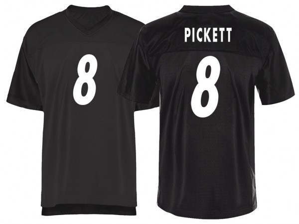 Custom Normal Screen Print Football Jersey-Black & Navy