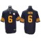 Pittsburgh Steelers #6 Patrick Queen Black Color Rush Limited Jersey