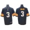 Pittsburgh Steelers #3 Russell Wilson Black Limited Throwback Jersey