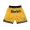 Pittsburgh Steelers Yellow Basketball Shorts